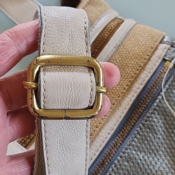 Fossil Leather and Canvas Bag - Picture 10 of 11